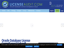Tablet Screenshot of licenseaudit.com